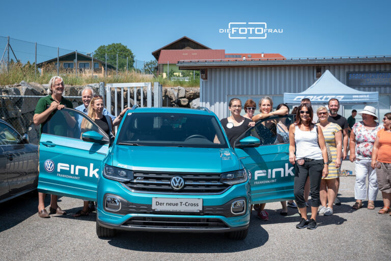 VW T-Cross als Spendenfahrzeug bei einem Charityevent